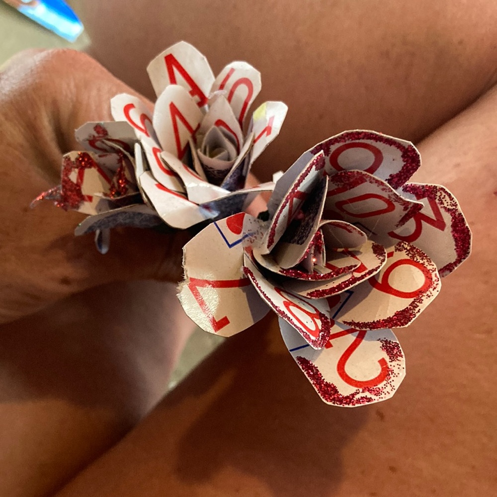 Playing Card Roses